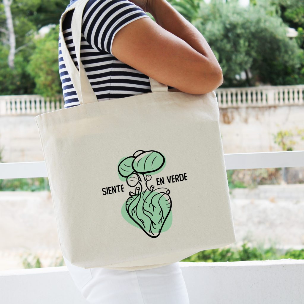 Ilustración eco para bolsas